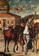 CARPACCIO, Vittore Triumph of St George (detail) dsf Spain oil painting artist